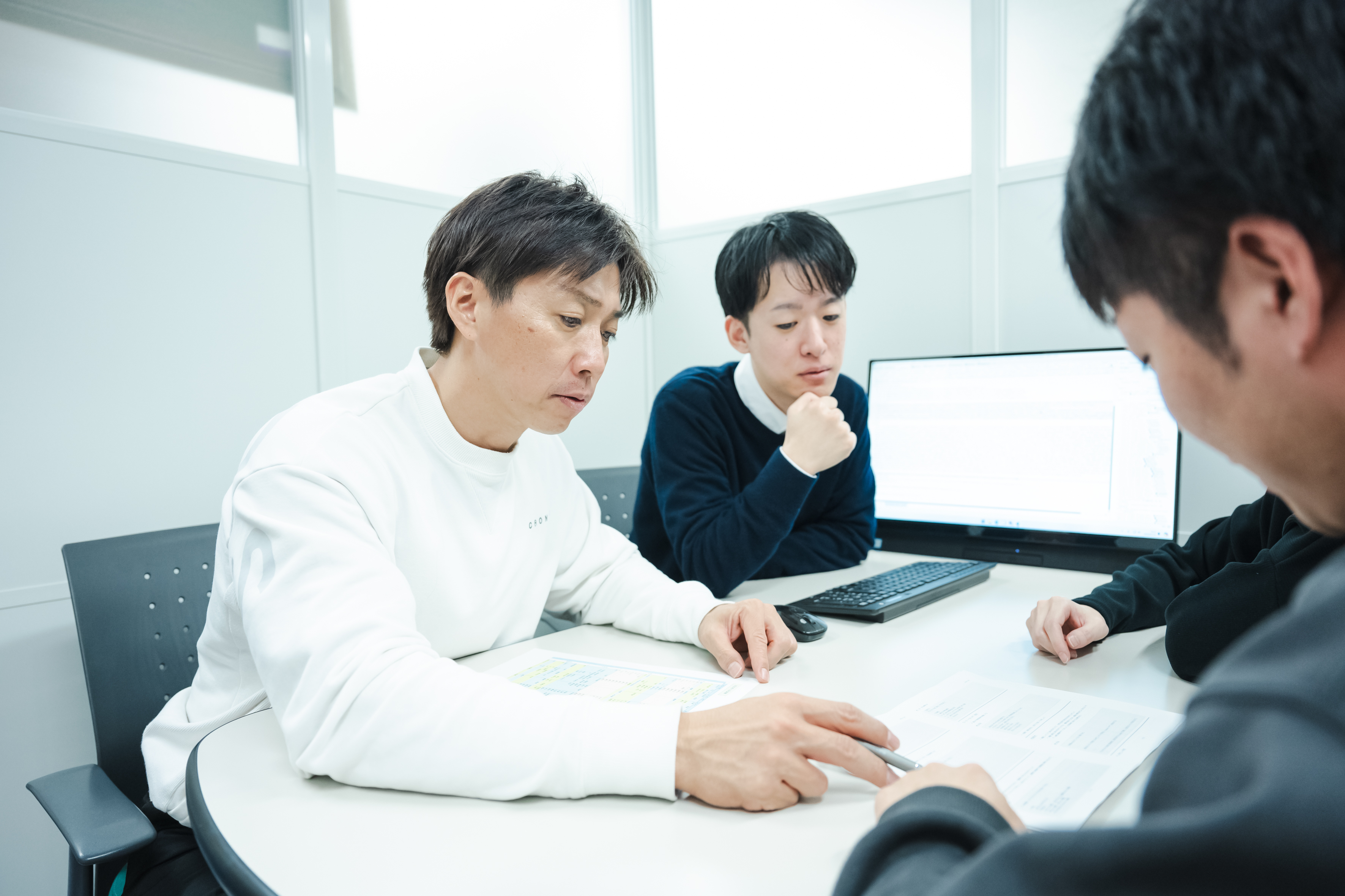 チーム開発の様子